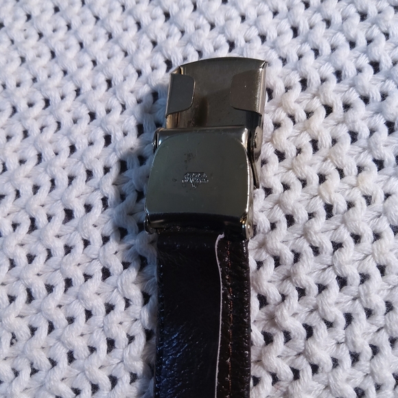 Vintage Diamond Croc?Lizard? Ratchet Buckel Belt